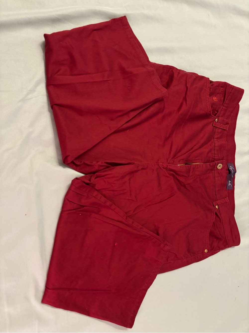 Gloria Vanderbilt Deep Red Casual capris